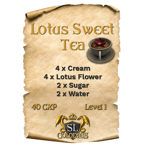 Recipe - Lotus Sweet Tea