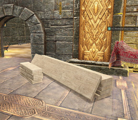 Stack of wood planks