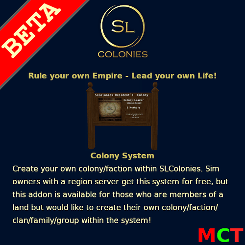 SLC Essentials - Colony System