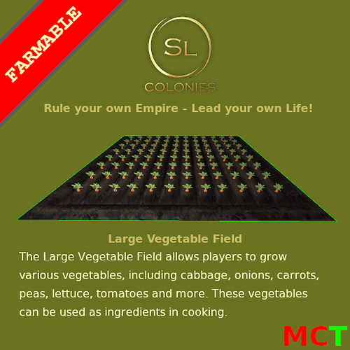 SLC Farmables - Large Vegetable FIeld